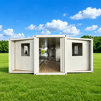 Maison conteneur extensible, étanche, isolée, insonorisée, résistante aux ouragans, de 20 pieds ou 40 pieds, pour dortoir de chantier