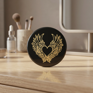Placa de Ágata Negra con Cabeza de Buda, Tallada y Pulida, para Carga Reiki, Decoración del Hogar con Temática Budista - Product Image 5