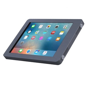 Estuche personalizado antirrobo para <span class=keywords><strong>iPad</strong></span> <span class=keywords><strong>Pro</strong></span> 6th 5th Tablet PC Soporte de carga Uso de pared con cerraduras duales Soporte de material de aluminio - Product Image 1
