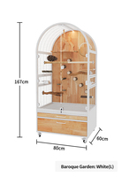 Amovible 	 Prix bas 	 Mangeoire à oiseaux 	 Cages d'élevage pour plusieurs oiseaux 	 Cages d'élevage pour oiseaux, Cage d'intérieur pour animaux de compagnie