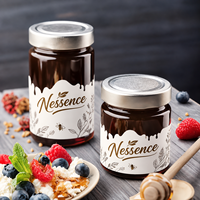 Groothandel Hoge Kwaliteit Op Maat Gemaakte Fruit Honing Sauzen Pinda Boters Noot Chili Saus Verpakkingen Glazen Voedsel Potten Met Schroefdeksels