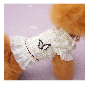 Roupas para Animais de Estimação Personalizadas por Atacado com Renda Fabricante Fornecedor de Roupas para Cães Chihuahua Jaqueta de Luxo - Product Image 5
