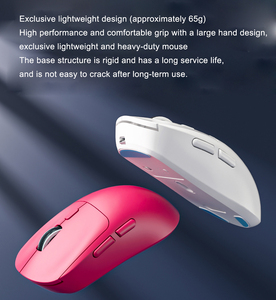 デュアルモード2.4gワイヤレスマウスUSBレシーバー6ボタンBluetooth充電可能タイプcゲーミングマウス - Product Image 5