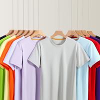 T-shirts de course unisexes amples prêts à l'emploi, 100 % polyester, séchage rapide, tissu respirant en maille, anti-humidité, couleur unie, pour le sport
