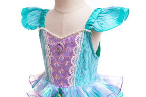 ชุดเดรสเจ้าหญิงแอเรียลฮาโลวีน3-12ปีสำหรับเด็กผู้หญิงชุดผ้าทูลเลชุดนางเงือกน้อยแฟนซีสำหรับปาร์ตี้วันเกิด - Product Image 3