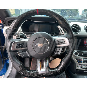 พวงมาลัยคาร์บอนไฟเบอร์แบบกำหนดเอง Drifton สำหรับรถมัสแตง ปี 2015-2017 3K/6K/12K ลายเรียบ/ลายทวิล/ลายฟอร์จ  ผิวเงา/ผิวด้าน  เคลือบ UV - Product Image 4