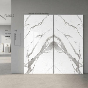 Losas de Porcelanato con Diseño de Mármol Negro de Gran Formato 1200x2400mm para Proyectos de Pisos y Paredes de Lujo - Product Image 3