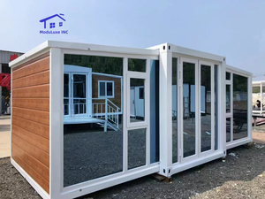 Maison conteneur en acier préfabriquée de luxe moderne de 15 pieds 20 pieds 40 pieds Maison mobile de luxe design contemporain pour appartements Hôtels Villas - Product Image 4