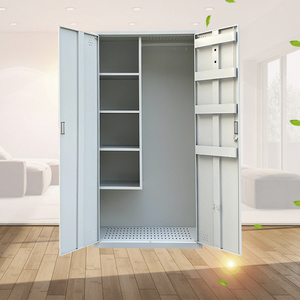 <span class=keywords><strong>Armadio</strong></span> Porta Attrezzi in Acciaio Verniciato a Polvere per Pulizie, Uso Domestico, Balcone, Supermercato o Seminterrato - Product Image 4