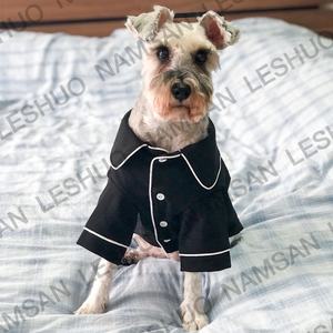 फैशन कुत्ते पजामा पालतू कपड़े कोट नरम गर्म कुत्तों और बिल्लियों के लिए टिकाऊ पालतू सामान पायजामा परिधान कोट घर पहनने - Product Image 5