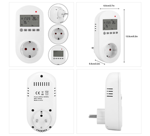 <span class=keywords><strong>Termostato</strong></span> Inteligente Wi-Fi Moderno HY02TPR con Pantalla LCD para Calefacción por Suelo Radiante, 110-230V y Programable para 5+2 Días - Product Image 2