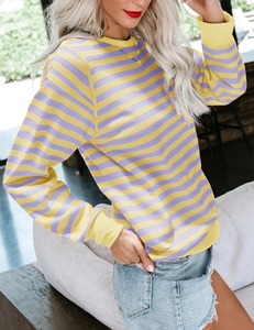 Sweat-shirt à col rond en tricot ultra doux pour femmes coupe décontractée couleur unie respirant écologique pour une utilisation en hiver - Product Image 2