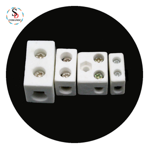 Conector de bloque de terminales de cerámica esteatita resistente a altas temperaturas personalizado para conexión de cable - Product Image 6