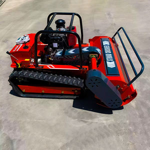 送料無料CE EPAディーゼルエンジン全地形草切断機ゴムリモコンロボットフレイル芝刈り機 - Product Image 5