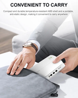 UPS Mini Portabel dengan Output DC 18W Baterai Lithium POE 15V/24V/5V/9V/12V untuk Router WiFi dan CCTV Satu Fasa