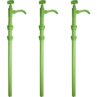 Pompe à baril manuel à levage vertical en polypropylène (PP) pour tambours de 55 gallons Pompe en plastique chimique à action de levage