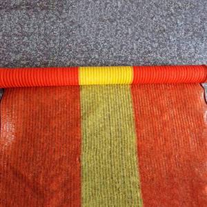 <span class=keywords><strong>Filet</strong></span> de signalisation de danger en HDPE orange et jaune - Product Image 3