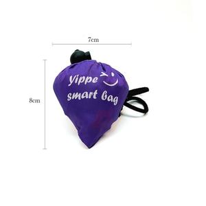 Cute and Simple Recycled Shopping Ripstop Custom Nylon Bag Polyester Waterproof Grocery Bags Reusable <b>Foldable</b> Shopping Bags - Product Image 4