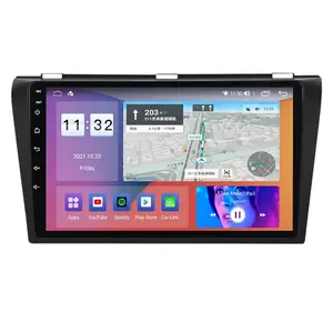 Venta al por mayor Android 11 IPS pantalla Radio del coche reproductor de Dvd GPS para mazda 3 2004-2009 con WIFI BT reproductor de Audio