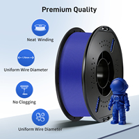 Filamen Printer 3D WEIDI Harga Pabrik Murah 1.75mm PLA Matte Filamen Batang Plastik Hitam Bahan Cetak 3D 1kg
