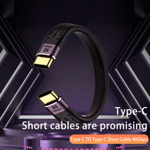 Chất Lượng Tốt Nhất 13Cm Tốc Độ Nhanh Nhất FPC Điện Thoại Sạc Dây Pd 100W 40Gbps Loại C Lớn Chuyển Tập Tin 5A Nhanh Chóng Sạc Dữ Liệu Ngắn - Product Image 2