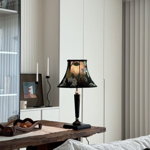 Lámpara de mesa estilo Wabi Sabi vintage francés E27 LED 220V para dormitorio, sala de estar, estudio, cuidado de la vista. - Product Image 1