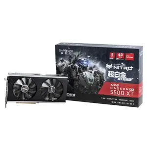 显卡AMD RX 5500 XT 8g电脑游戏gpu RX5500 vga显卡服务器8 gb tarjeta grafica台式机8 gb amd 5500xt