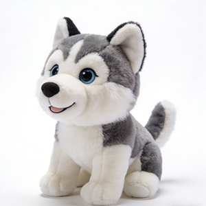 Low MOQ Wholesale Cute <strong>Husky</strong> <strong>Dog</strong> Plush <strong>Toy</strong> Soft Stuffed Animal Custom - Product Image 1