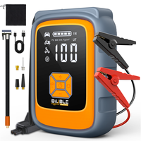 Banque de puissance portative de démarreur de saut de voiture d'OEM d'urgence de 12V avec le kit d'urgence de câble de propulseur de gonflage de pneu usine directe