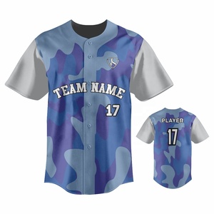 Camisetas de Béisbol con Diseño Impreso de Última Moda, Poliéster Transpirable de Secado Rápido, Protección UV Antibacteriana, Color Negro para Hombre, Personalizadas - Product Image 1