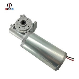 12V/24V Small Smart Brush Induction Door Opening Motor <b>Speed</b> <b>Control</b> Electric European-style Hollow Worm Gear DC Micro Motor - Product Image 4