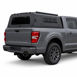 หลังคาอลูมิเนียมสำหรับรถกระบะ Toyota Tacoma และ Ford Maverick แบบแข็ง ไม่ต้องเจาะ  สำหรับรถกระบะท้ายสั้น 5 ฟุต กันน้ำ พร้อมหน้าต่างบานเลื่อน - Product Image 1