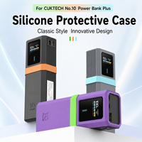 Étui de protection en silicone SIKAI pour batterie externe CUKTECH 10 Plus 120W 15000mAh, résistant aux chocs, anti-rayures, antidérapant