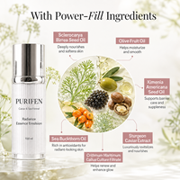 Ensemble de soins anti-âge pour peaux matures : Essence éclat au caviar, Tonique, Émulsion éclat au fenouil marin – Booste l'éclat naturel de la peau