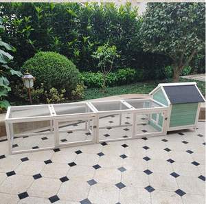 Poulailler professionnel en bois à motif solide avec enceinte pour l'élevage et l'élevage de volailles de jardin - Product Image 6