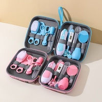 Kit de soins et de toilette pour bébé de 20 pièces, ensemble d'outils de soins pour nourrissons portables avec étui de rangement à fermeture éclair pour nouveau-né et tout-petit