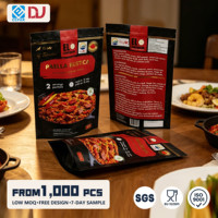 Premium kwaliteit, hoogwaardig, kant-en-klaar gekookt maaltijdverpakking in staande pouch, voedselveilige ritssluitingszak voor Spaanse paella