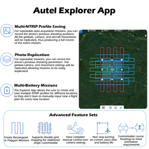 Autel Evo Ii Pro 6K Rtk V3 Chuyên Nghiệp <span class=keywords><strong>RC</strong></span> <span class=keywords><strong>Drone</strong></span> Với 1 Inch Cảm Biến 6K Uhd Máy Ảnh Dorne Centim-Mức Độ Định Vị Kiểm Tra - Product Image 4