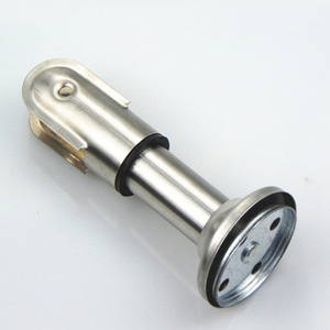 Conector de Acero Inoxidable para Mamparas de Baño, Montaje en Pared, Redondo, Duradero, Accesorio de Ferretería para Baños Públicos - Product Image 1
