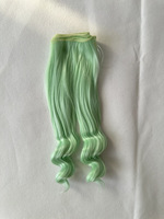 Perruque Bid/sd Lori Doll en fibre haute température, cheveux bouclés semi-volumineux, adaptée au coiffage en salon, convient aux poupées Keer de 15 cm