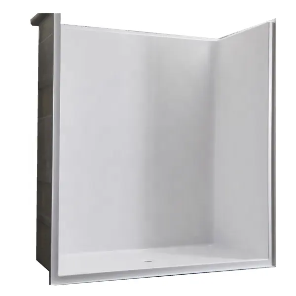 2024 Acrylic bathroom walk in shower stall surround wall kit shower sheet wall panel