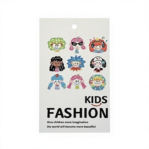 Fashion Custom Private Brand Logo White Waterproof Paper Garment Shirt Shoes Bags Swing Hang Tags with <b>Gold</b> Foil Printing <b>String</b> - Product Image 1