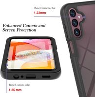Protecteur d'écran intégré étui de téléphone portable pour Samsung Galaxy A06 A16 A26 A36 A56 5G Protection complète du corps couverture arrière de protection