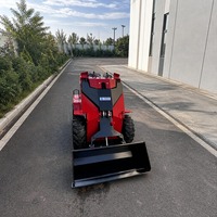 S490 Mini Skid Steer Loader Mesin 2 Silinder atau Pilihan Listrik 72V EPA EURO5 Tangki Bahan Bakar 10L Biaya Operasional Rendah
