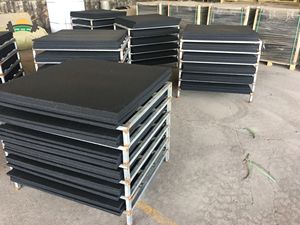 แผ่นยางปูพื้นสัตว์ซักได้สำหรับคอกสุนัขที่มั่นคงถูกสุขอนามัยต่อท่อลงได้ง่าย - Product Image 3