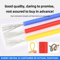 3239 kawat silikon 22awg kabel tembaga kuningan kabel silikon lembut