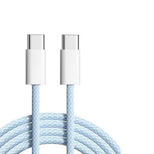 Cavo Dati USB-C da 1m 60W per <span class=keywords><strong>iPhone</strong></span> 15 16 17 Pro Plus MAX, Cavo di Ricarica Rapida USB-C a Tipo C in Nylon Intrecciato - Product Image 2