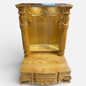 Altar de Madera de Pino Hecho a Mano de Calidad de Exportación para el Dios de la Riqueza – Dios de la Tierra - Chu Loc - Product Image 1