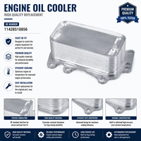 Alloggiamento Filtro Olio Motore Superiore per BMW Serie 5 7 X5 X6 OE 11428510856 con Rigoroso Controllo Qualità e Raffreddamento Stabile