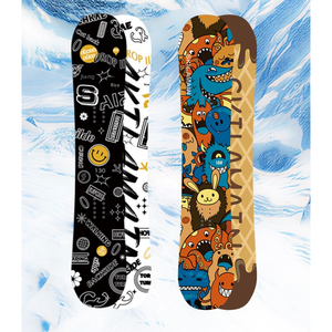 Ensemble de snowboard <span class=keywords><strong>junior</strong></span> tout-terrain pour enfants débutants, pack de snowboard avec fixations, planche de snowboard freestyle pour jeunes, vente en gros, bois de peuplier léger - Product Image 2